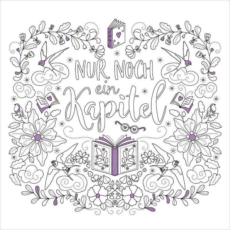 Produktbild: I Love Books &ndash; Ausmalbuch