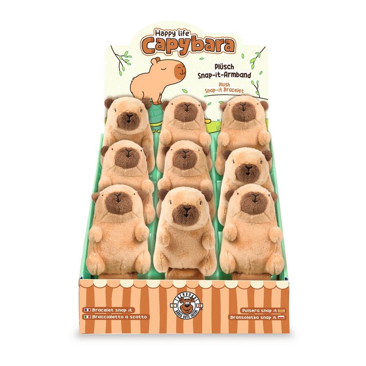 Produktbild: Armband Snap Pl&uuml;sch Capybara 30cm T