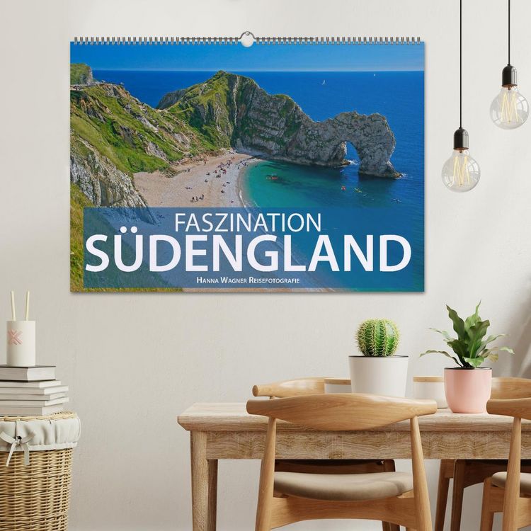 Produktbild: Faszination S&uuml;dengland (Wandkalender 2026 DIN A2 quer), CALVENDO Monatskalender