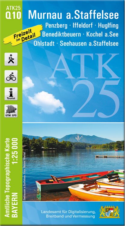 Produktbild: Murnau a.Staffelsee 1:25 000
