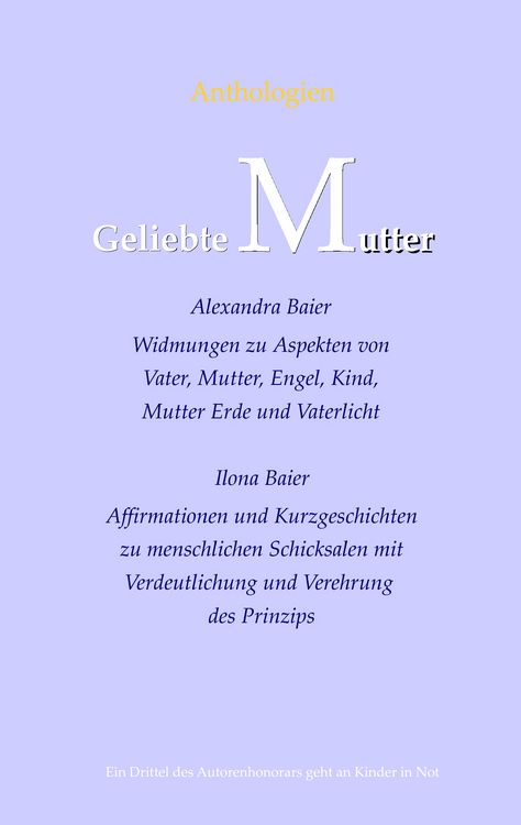 Produktbild: Geliebte Mutter, Geliebter Vater