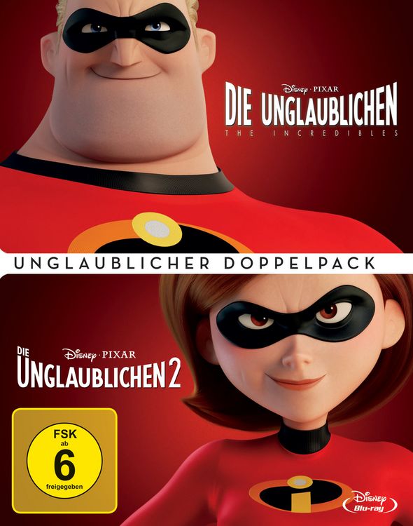 Produktbild: Die Unglaublichen 1+2 (Doppelpack) [2 BRs]