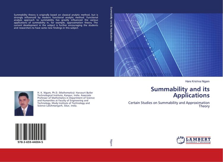 Produktbild: Summability and its Applications