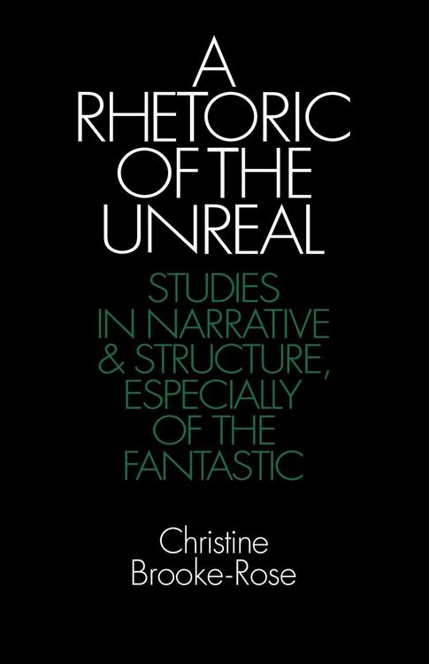 Produktbild: A Rhetoric of the Unreal