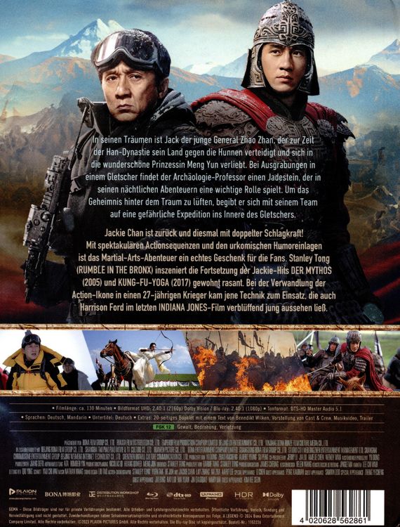 Produktbild: The Legend - Der Arm der G&ouml;tter schl&auml;gt zur&uuml;ck - Mediabook (4K Ultra HD) (+ Blu-ray)