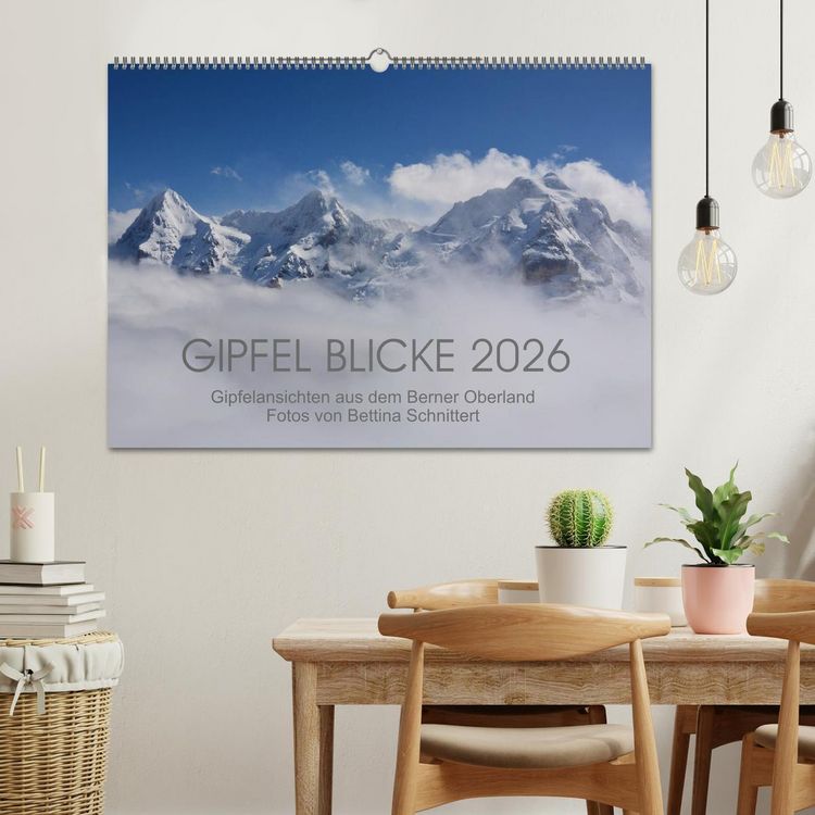 Produktbild: Gipfel Blicke (Wandkalender 2026 DIN A2 quer), CALVENDO Monatskalender
