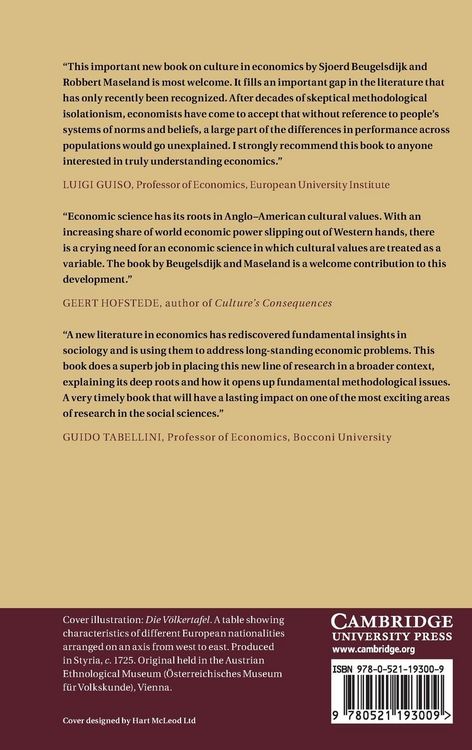 Produktbild: Culture in Economics