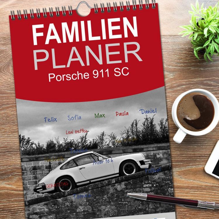 Produktbild: Familienplaner 2026 - Porsche 911 SC mit 5 Spalten (Wandkalender, 21 x 45 cm) CALVENDO