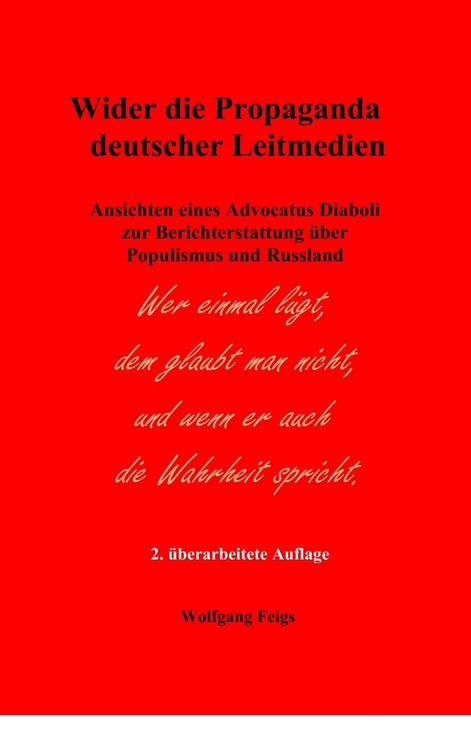 Produktbild: Wider die Propaganda deutscher Leitmedien