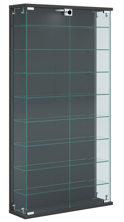 Produktbild: Wandvitrine H&auml;ngevitrine Glasvitrine Relas L
