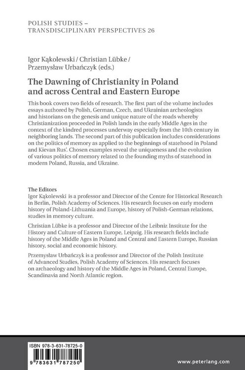 Produktbild: The Dawning of Christianity in Poland and across Central and Eastern Europe
