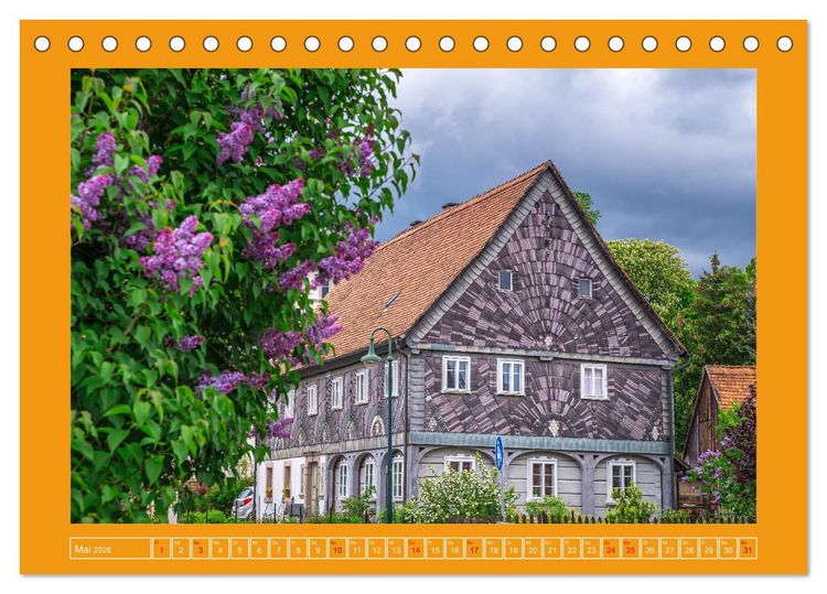 Produktbild: Umgebindeh&auml;user in der sch&ouml;nen Oberlausitz (Tischkalender 2026 DIN A5 quer), CALVENDO Monatskalender
