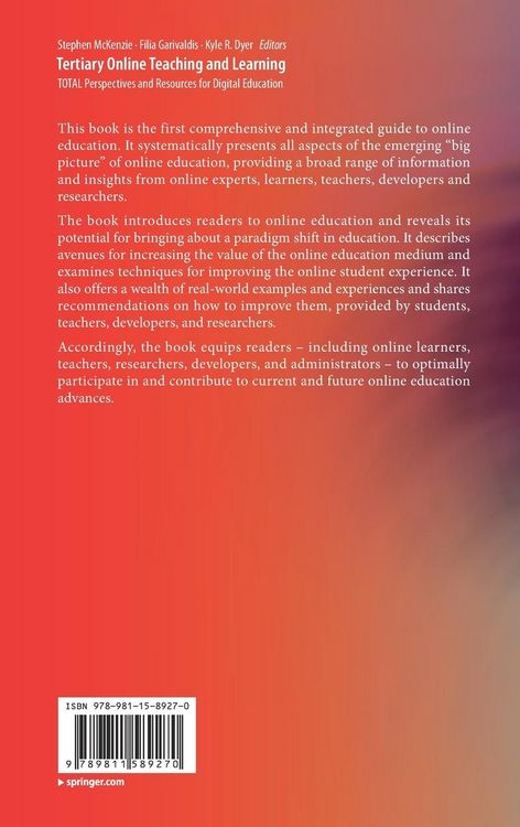 Produktbild: Tertiary Online Teaching and Learning