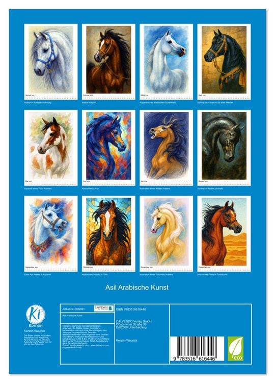 Produktbild: Asil Arabische Kunst (Wandkalender 2026 DIN A4 hoch), CALVENDO Monatskalender