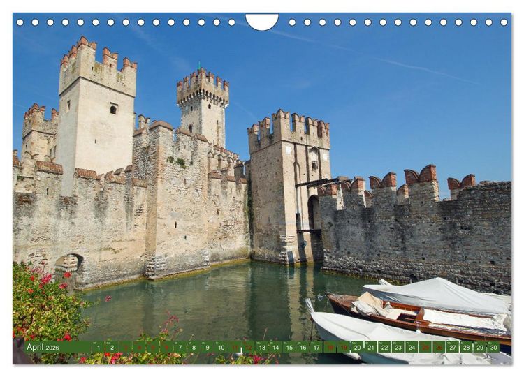 Produktbild: Gardasee bei Limone (Wandkalender 2026 DIN A4 quer), CALVENDO Monatskalender