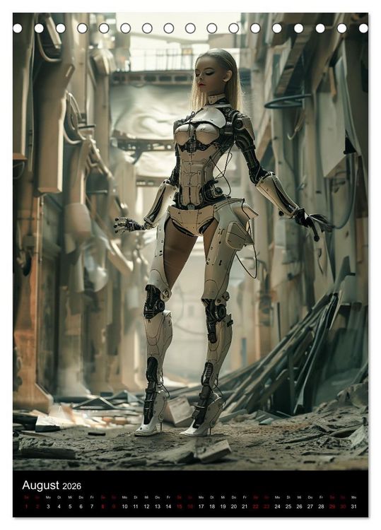 Produktbild: CYBER SISTERS (Tischkalender 2026 DIN A5 hoch), CALVENDO Monatskalender