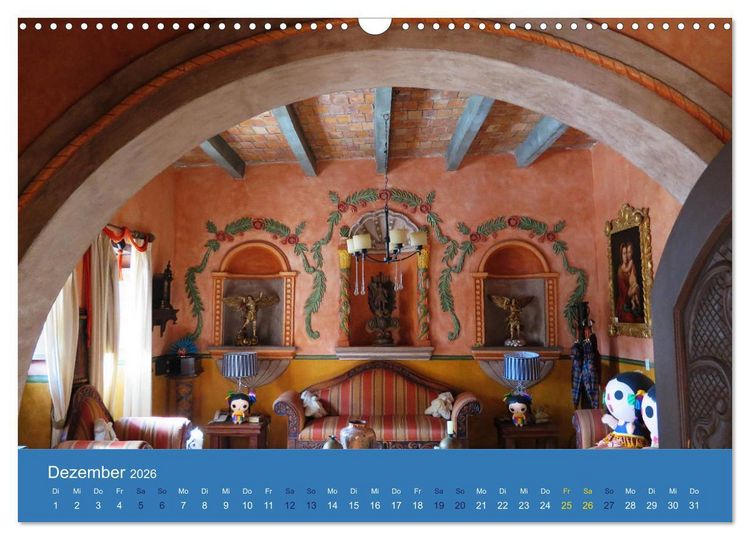 Produktbild: Viva Mexiko - Farben und Freude (Wandkalender 2026 DIN A3 quer), CALVENDO Monatskalender
