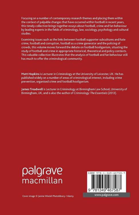 Produktbild: Football Hooliganism, Fan Behaviour and Crime
