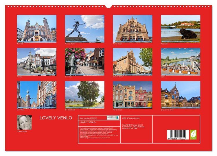 Produktbild: LOVELY VENLO (High Quality Premium Wall Calendar 2026 DIN A2 landscape),CALVENDO 12 Month Wall Calendar