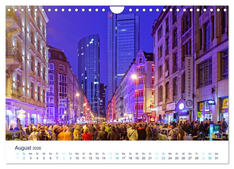 Produktbild: Fabelhaftes Frankfurt am Main (Wandkalender 2026 DIN A4 quer), CALVENDO Monatskalender