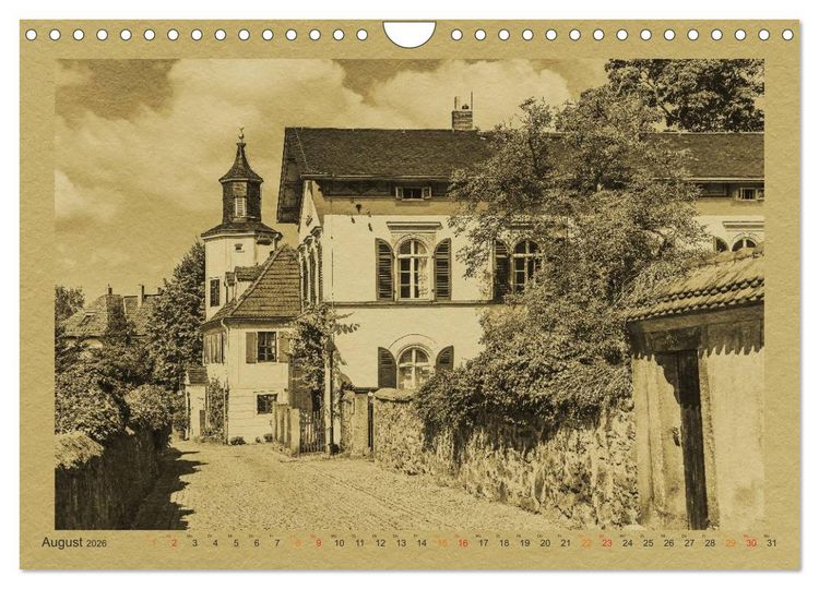 Produktbild: Radebeul - Ein Kalender im Zeitungsstil (Wandkalender 2026 DIN A4 quer), CALVENDO Monatskalender