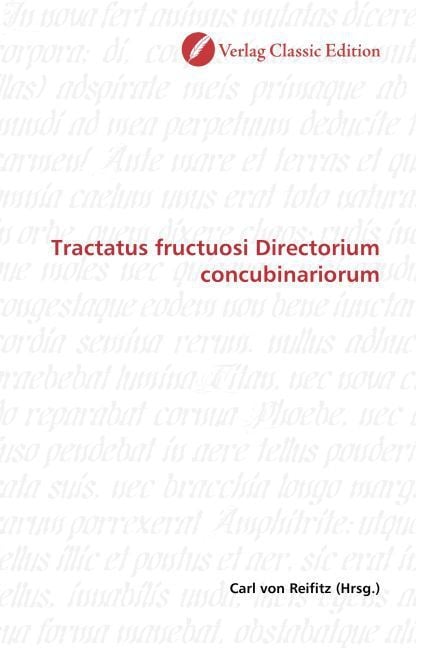 Produktbild: Tractatus fructuosi Directorium concubinariorum