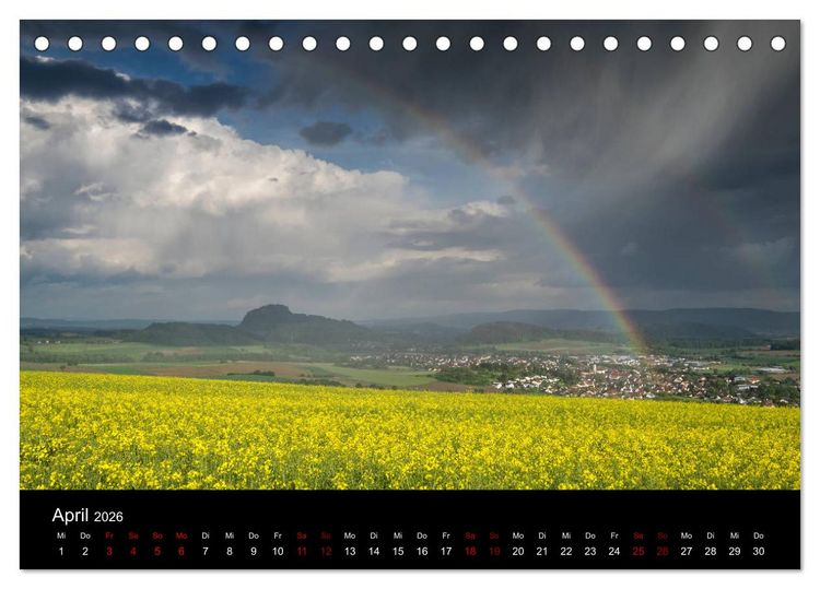 Produktbild: Der Hegau - Wanderparadies am westlichen Bodensee (Tischkalender 2026 DIN A5 quer), CALVENDO Monatskalender