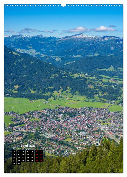 Produktbild: Leichte Wanderziele um Oberstdorf (hochwertiger Premium Wandkalender 2026 DIN A2 hoch), Kunstdruck in Hochglanz