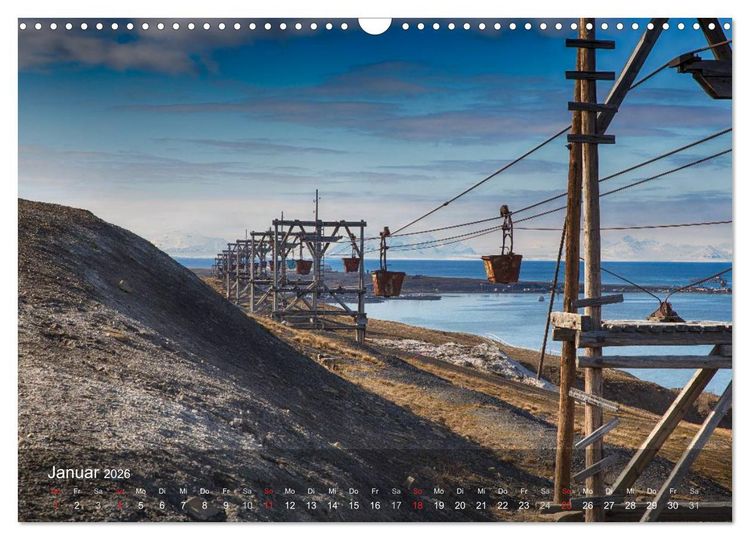 Produktbild: Spitzbergen - Impressionen aus der Arktis (Wandkalender 2026 DIN A3 quer), CALVENDO Monatskalender