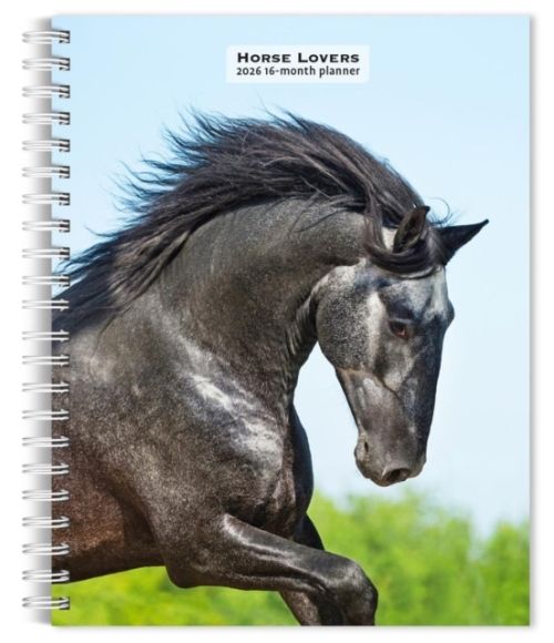 Produktbild: Horse Lovers 2026 6 X 7.75 Inch Spiral-Bound Wire-O Weekly Engagement Planner Calendar New Full-Color Image Every Week