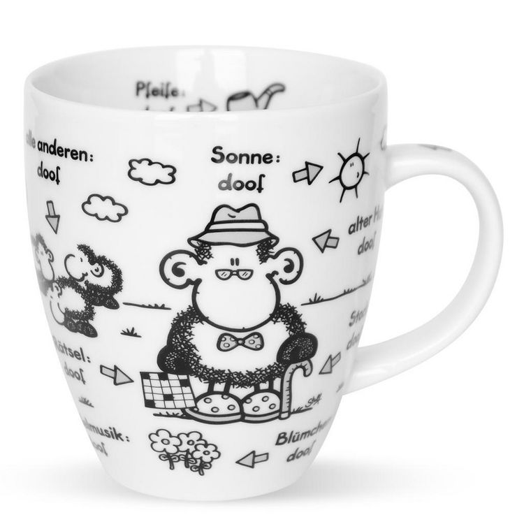 Produktbild: Sheepworld Tasse "Ohne Opa ist alles doof"