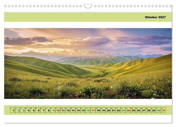 Produktbild: Naturaufnahmen - Panorama (Wandkalender 2027 DIN A3 quer), CALVENDO Monatskalender