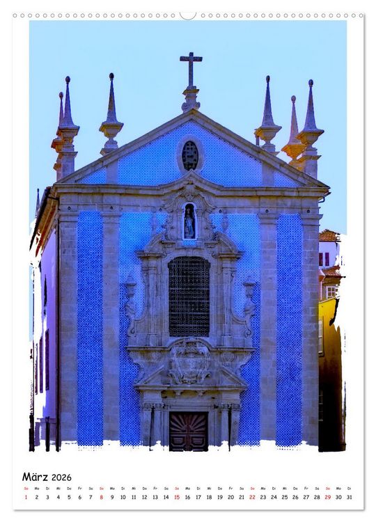 Produktbild: Porto Perle am Douro (hochwertiger Premium Wandkalender 2026 DIN A2 hoch), Kunstdruck in Hochglanz