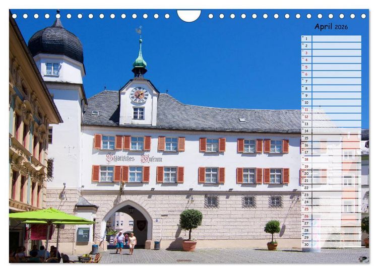 Produktbild: Eine Perle Oberbayerns - Rosenheim (Wandkalender 2026 DIN A4 quer), CALVENDO Monatskalender