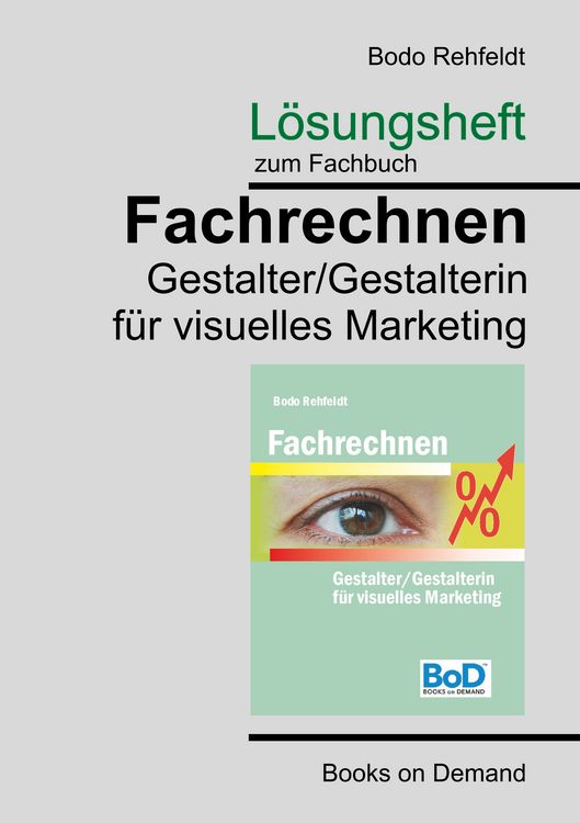 Produktbild: L&ouml;sungen zum Fachrechnen Gestalter visuelles Marketing