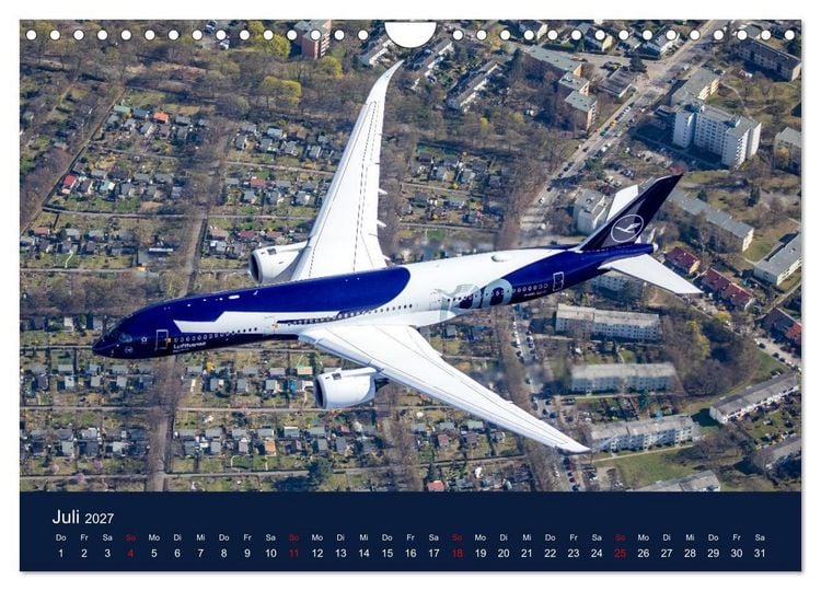 Produktbild: Lufthansa 100 Years (Wandkalender 2027 DIN A4 quer), CALVENDO Monatskalender