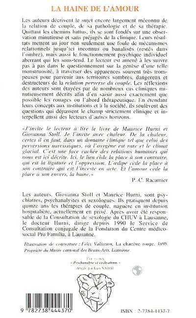 Produktbild: La haine de l'amour