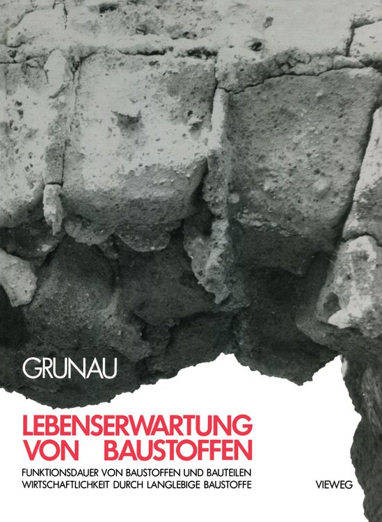 Produktbild: Lebenserwartung von Baustoffen
