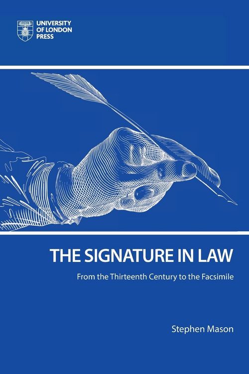 Produktbild: The Signature in Law