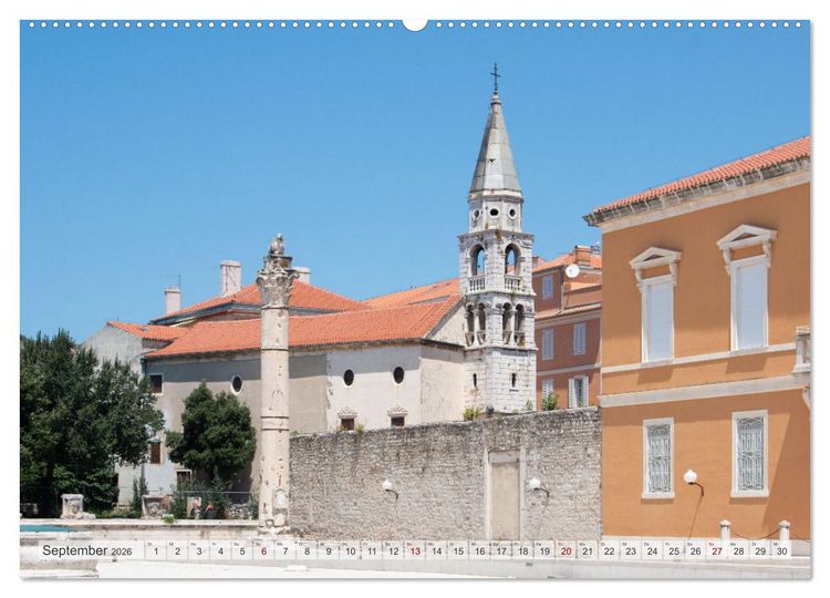 Produktbild: Zadar - R&ouml;mische Metropole in Kroatien (hochwertiger Premium Wandkalender 2026 DIN A2 quer), Kunstdruck in Hochglanz