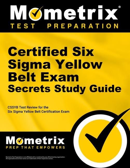 Produktbild: Certified Six SIGMA Yellow Belt Exam Secrets Study Guide