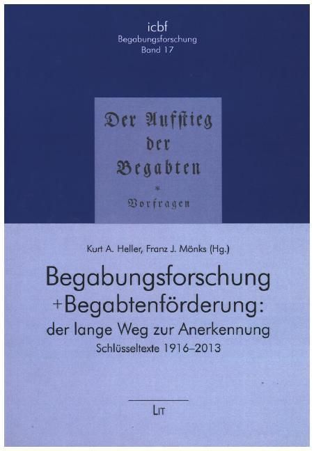 Produktbild: Begabungsforschung und Begabtenf&ouml;rderung