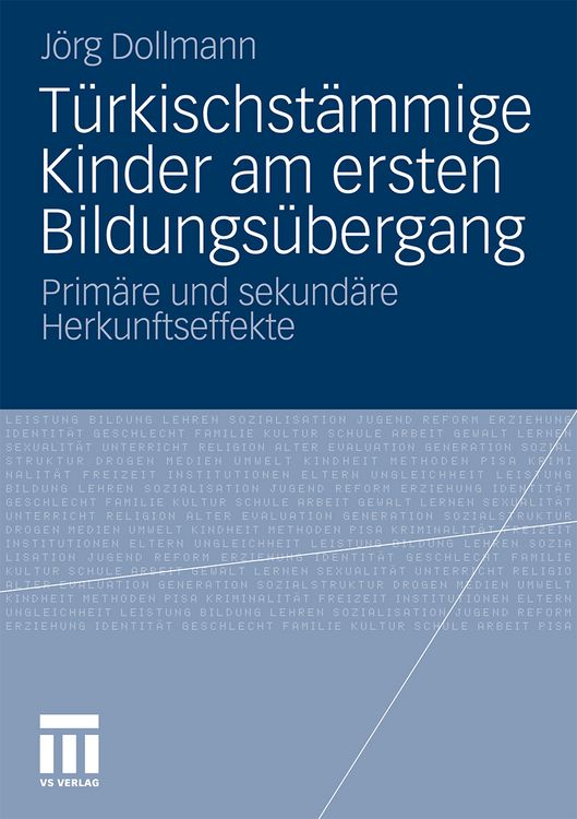 Produktbild: T&uuml;rkischst&auml;mmige Kinder am ersten Bildungs&uuml;bergang