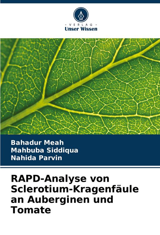 Produktbild: RAPD-Analyse von Sclerotium-Kragenf&auml;ule an Auberginen und Tomate