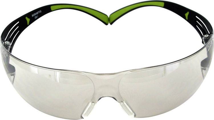 Produktbild: Schutzbrille SecureFit-SF400 EN 166,EN 172 B&uuml;gel schwarz gr&uuml;n,Scheibe I/O PC 3M
