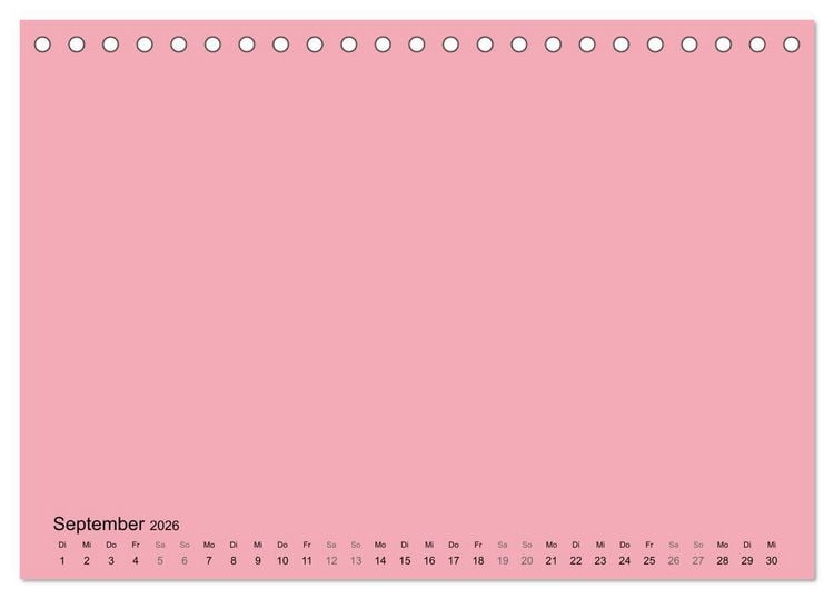 Produktbild: DIY Bastel-Kalender -Warme Pastell Farben- Zum Selbstgestalten (Tischkalender 2026 DIN A5 quer), CALVENDO Monatskalender
