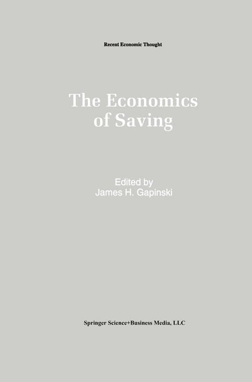 Produktbild: The Economics of Saving