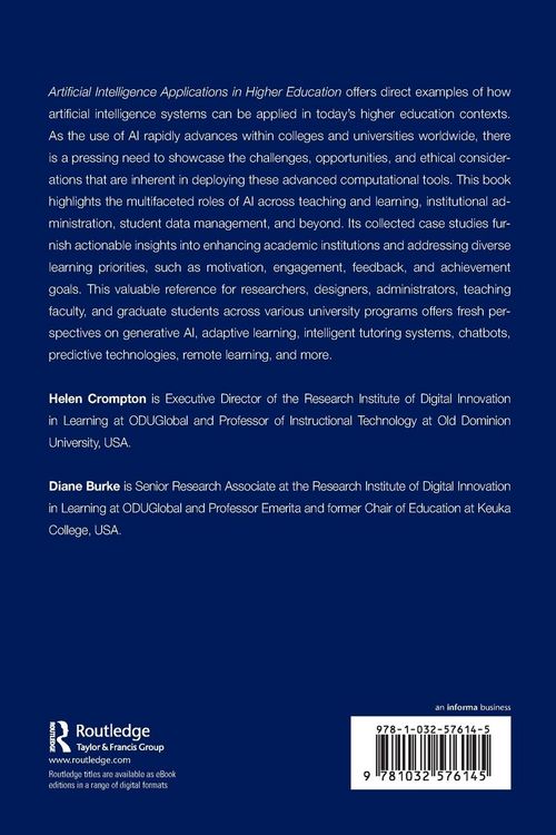 Produktbild: Artificial Intelligence Applications in Higher Education