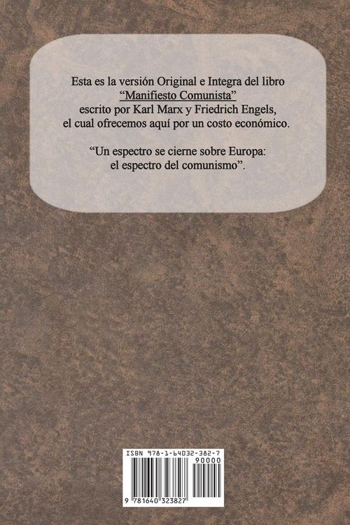 Produktbild: Manifiesto Comunista