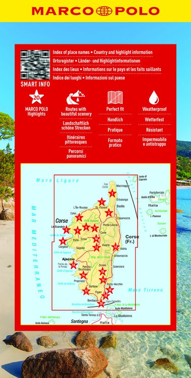 Produktbild: MARCO POLO Reisekarte Korsika 1:150.000